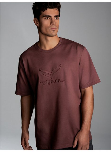 Trigema T-Shirt TRIGEMA Heavy Oversized T-Shirt mit 3D-Motiv (1-tlg) günstig online kaufen