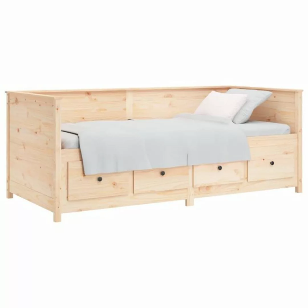 furnicato Bett Tagesbett ohne Matratze 80x200 cm Massivholz Kiefer (1-tlg) günstig online kaufen