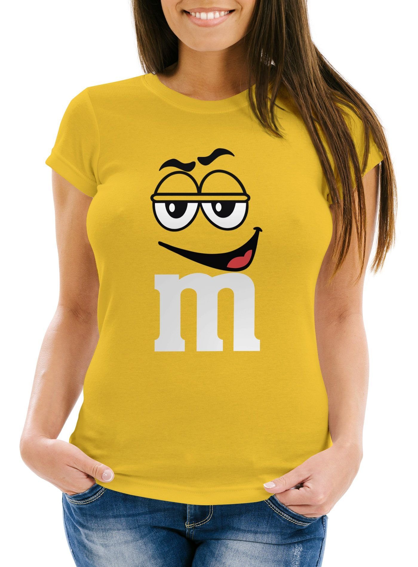 MoonWorks Print-Shirt Damen T-Shirt Fasching Karneval günstig online kaufen