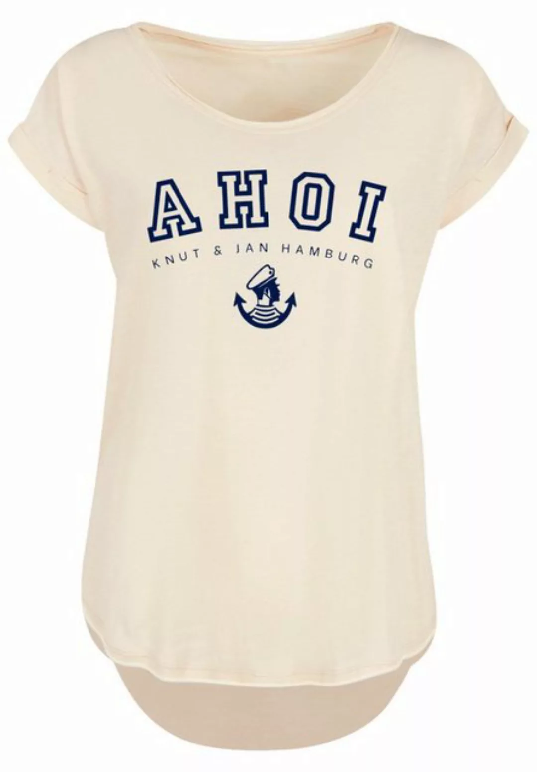 F4NT4STIC T-Shirt "PLUS SIZE Ahoi Knut & Jan Hamburg", Print günstig online kaufen