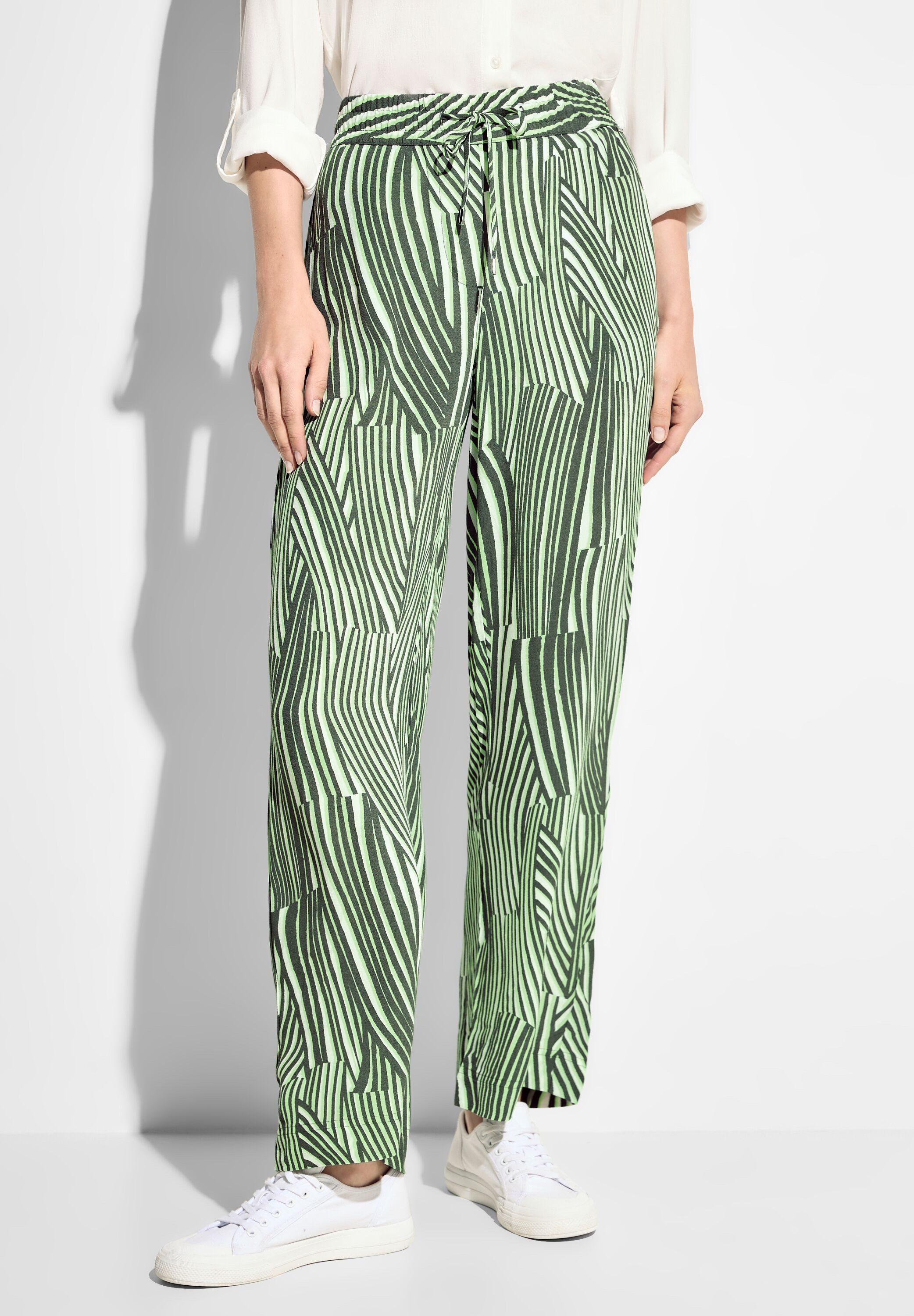 Cecil Stoffhose, High Waist günstig online kaufen