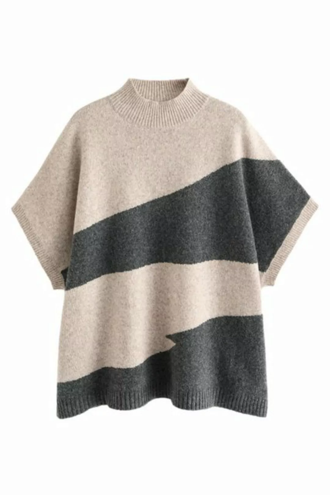 Next Poncho Abstrakter Strickponcho (1-St) günstig online kaufen