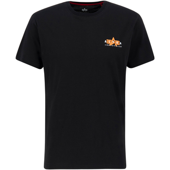 Alpha Industries  T-Shirts & Poloshirts Puff Print Logo Backprint T-Shirt - günstig online kaufen