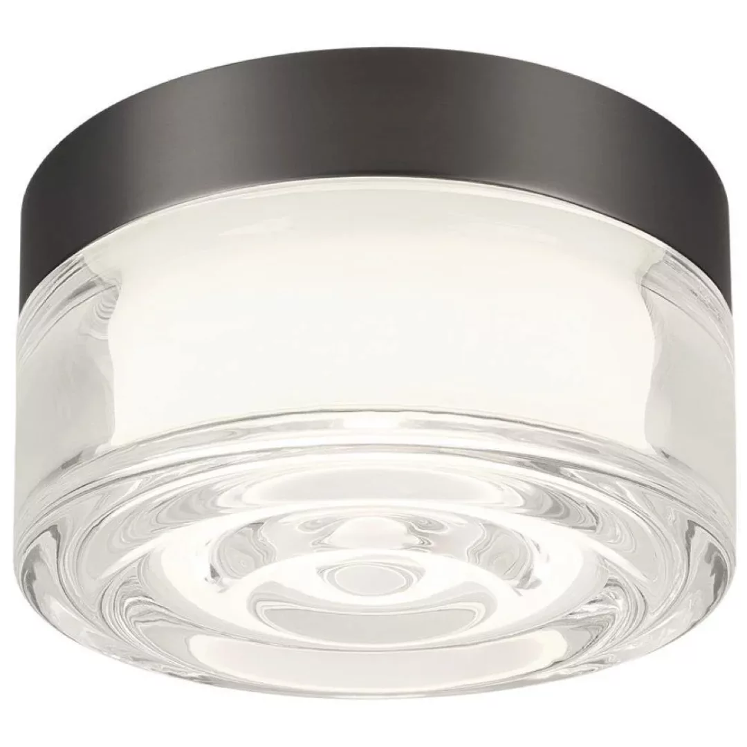 LED Wand- und Deckenleuchte Cyft Wave in Schwarz-matt und Transparent 6,5W günstig online kaufen