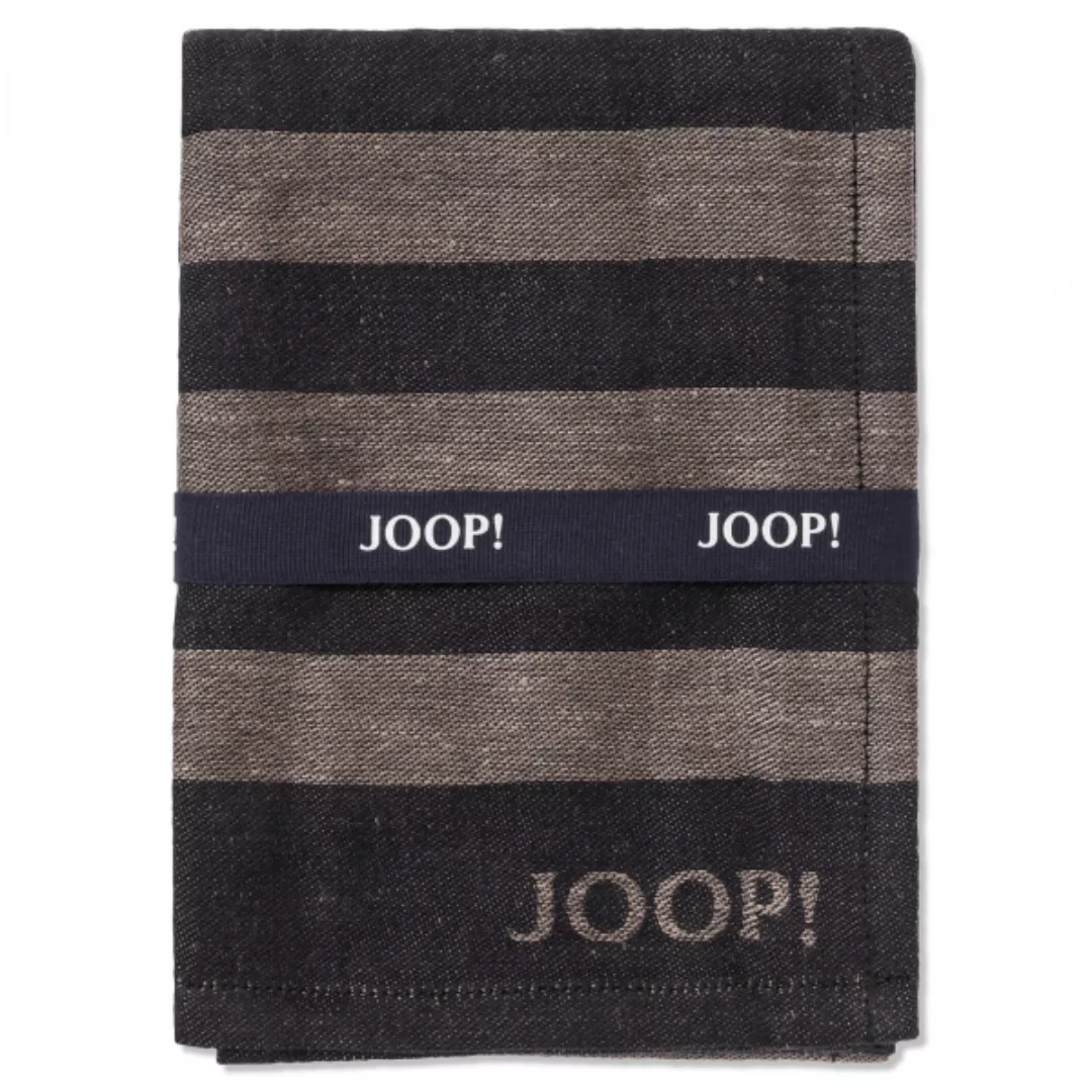 JOOP! Geschirrtücher Cuisine Stripes 1701 - Farbe: Schwarz - 93 - 50x70 cm günstig online kaufen