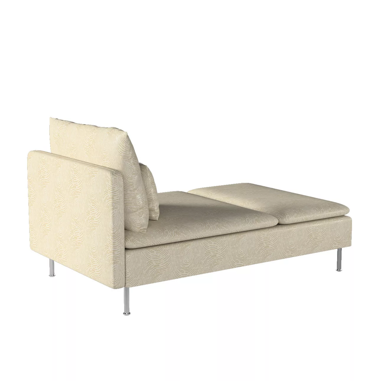 Bezug für Söderhamn Recamiere, beige-golden, Bezug für Recamiere, Living II günstig online kaufen