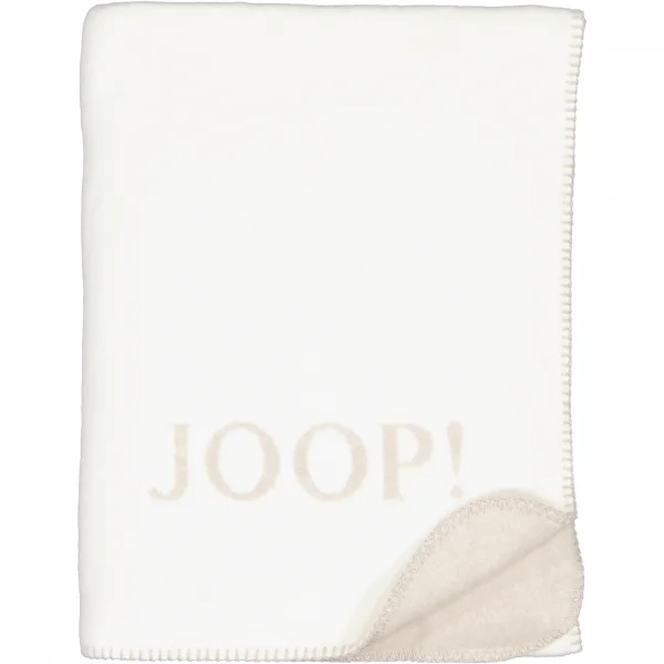JOOP! Wohndecke Uni-Doubleface - Größe: 150x200 cm - Farbe: Sand-Pergament günstig online kaufen