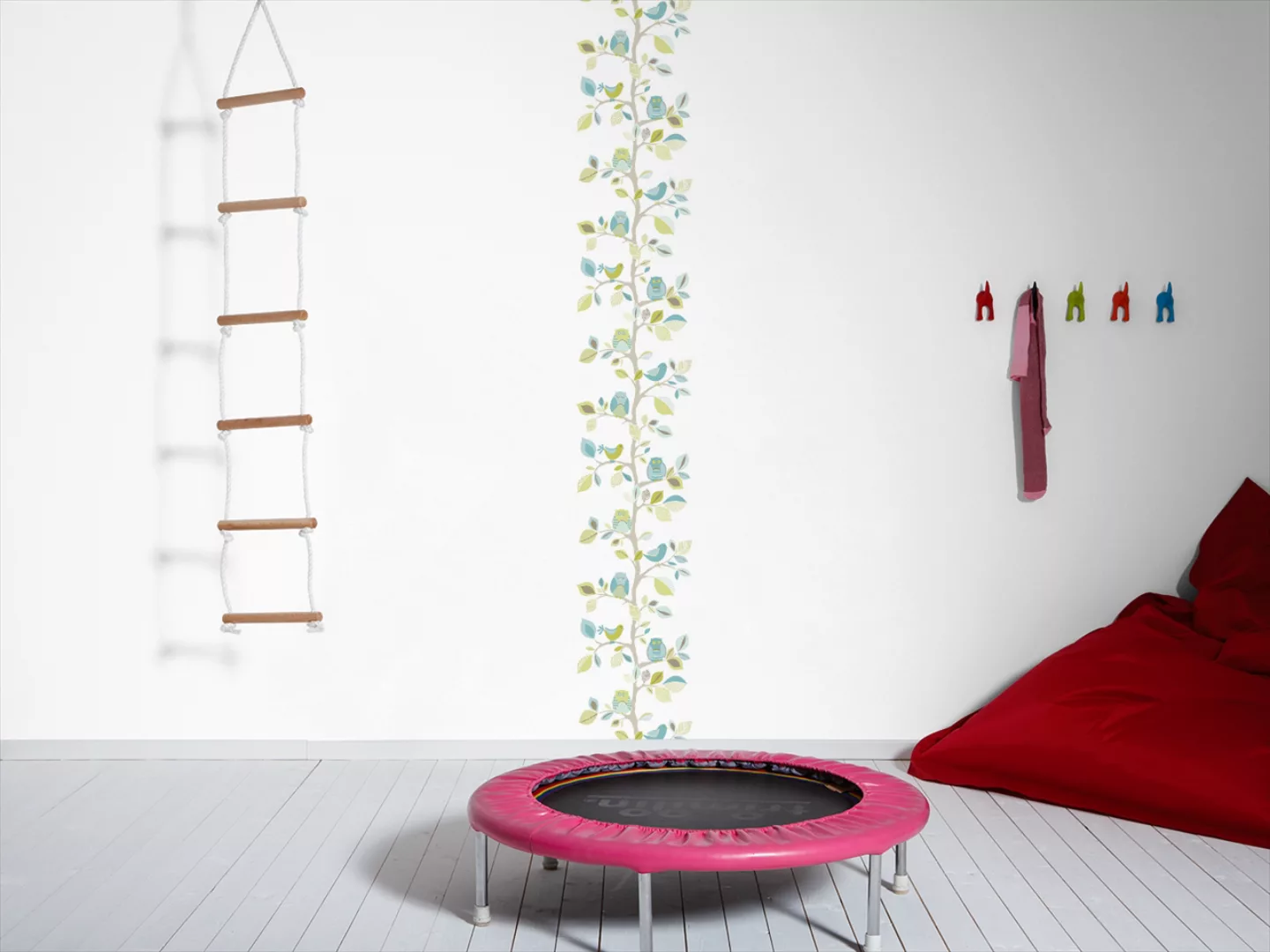 Bricoflor Selbstklebende Tapete für Kinderzimmer und Schlafzimmer Eulen Vin günstig online kaufen