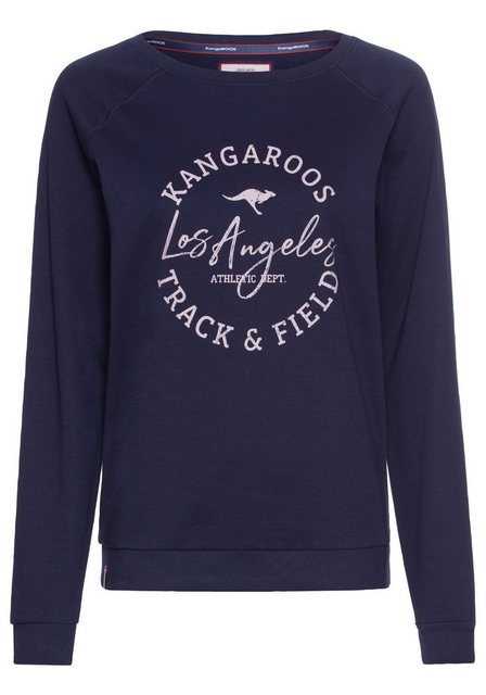 KangaROOS Sweatshirt mit Frontprint - NEUE KOLLEKTION günstig online kaufen