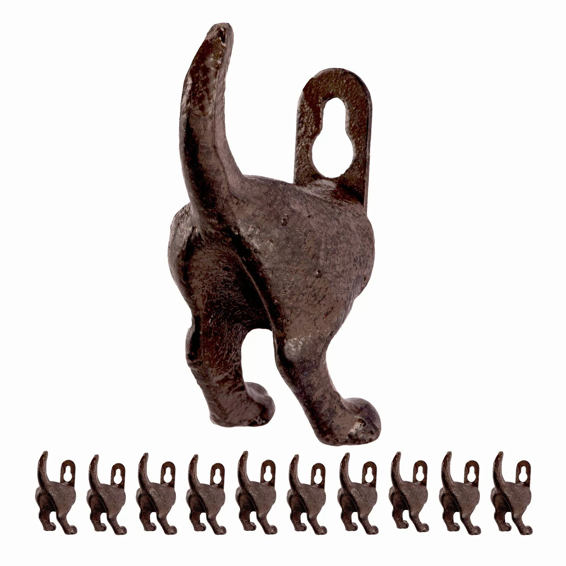 BigDean Wandhaken 2er Set Garderobenhaken Gusseisen günstig online kaufen