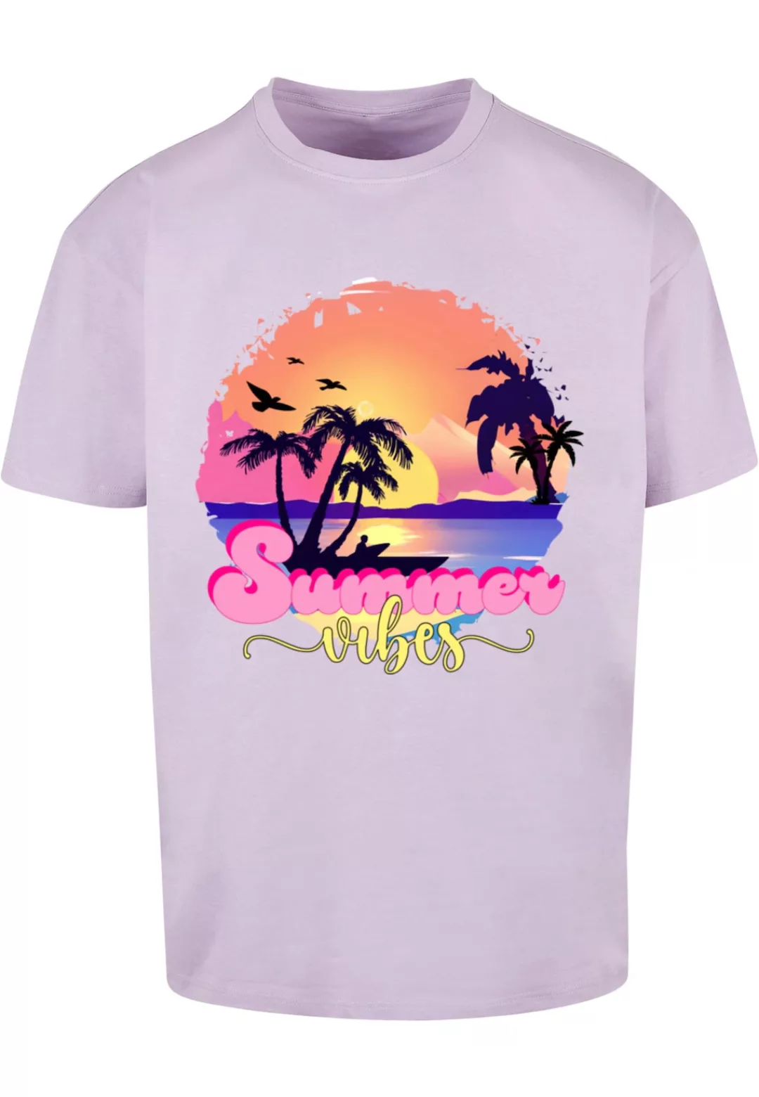 Merchcode T-Shirt "Merchcode Herren Summer Vibes Sunset Heavy Oversized Tee günstig online kaufen