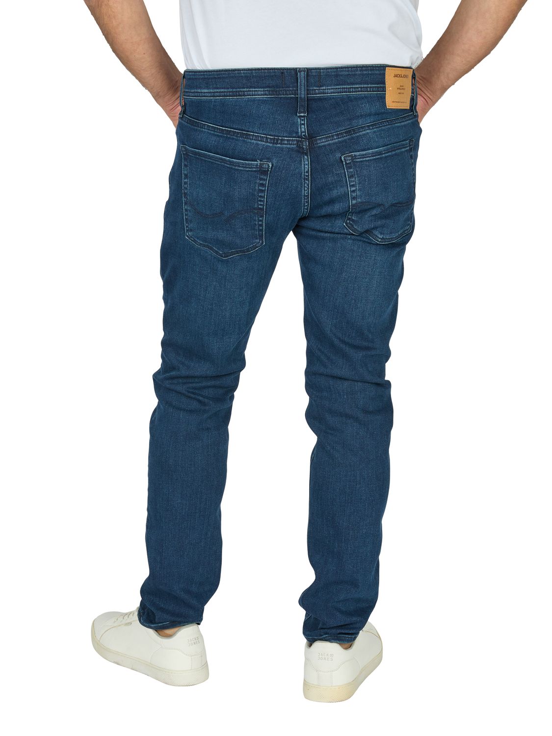 Jack & Jones Jeans Herren lang Stretch Slim Fit JJIGLENN günstig online kaufen