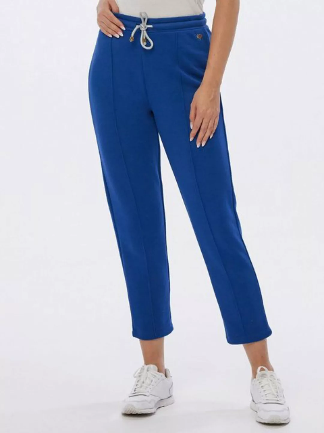 MONACO blue WEEKEND Jogg Pants Sweathose figurumspielend mit Biesen günstig online kaufen