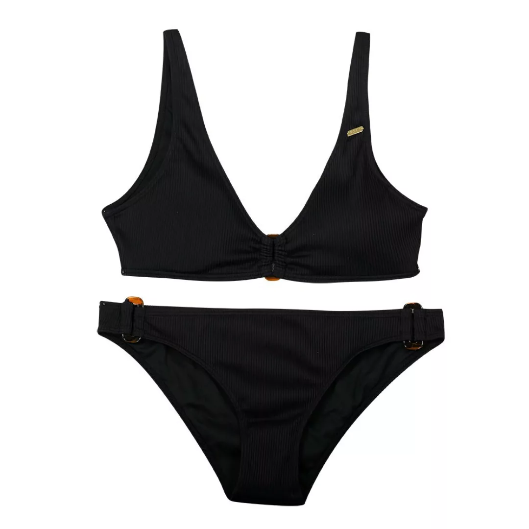 Roxy Mind Of Freedom Elongated Bikini XS Anthracite günstig online kaufen