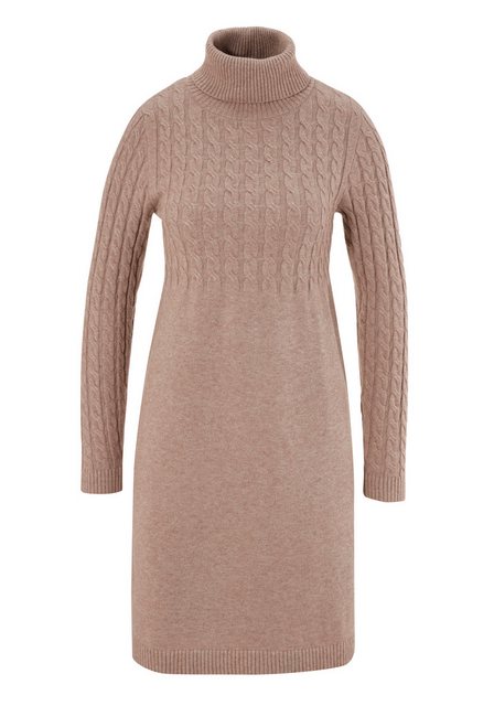 Aniston CASUAL Strickkleid mit Zopfmuster im Oberteil und den langen Ärmeln günstig online kaufen