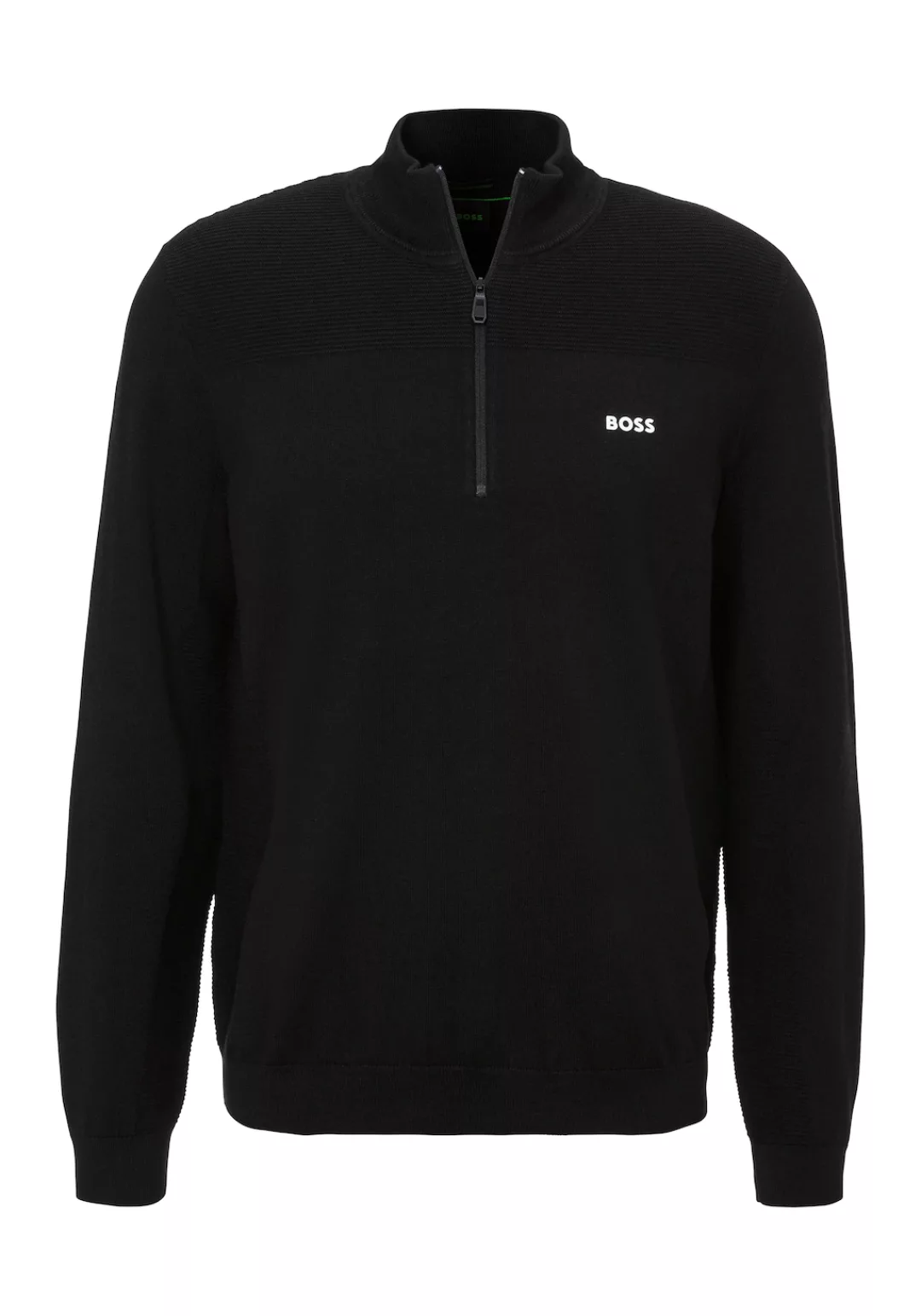 BOSS GREEN Strickpullover Momentum-X_QZ mit Reißverschluss günstig online kaufen