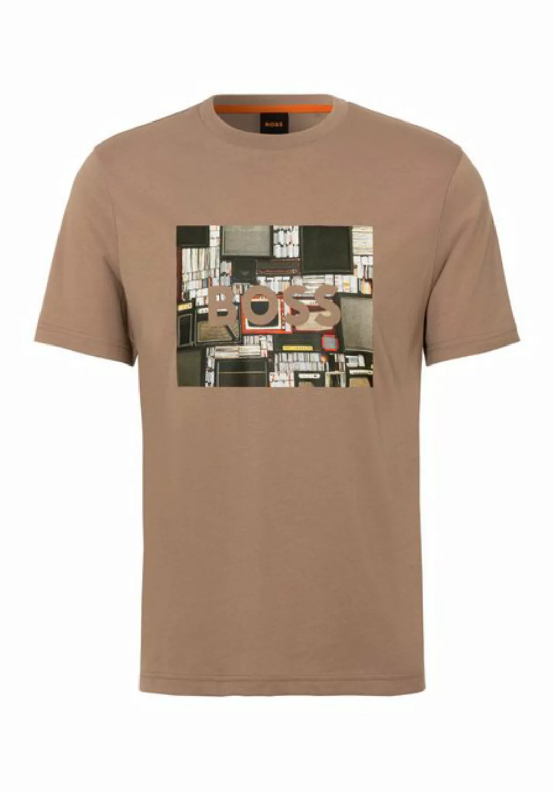 BOSS ORANGE Kurzarmshirt Teeheavyboss mit modischem Frontdruck günstig online kaufen