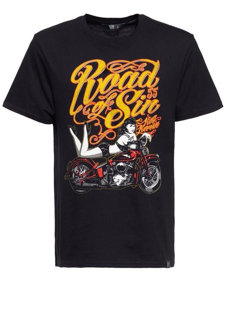 KingKerosin T-Shirt Road of Sin (1-tlg) mit Print in der Front günstig online kaufen