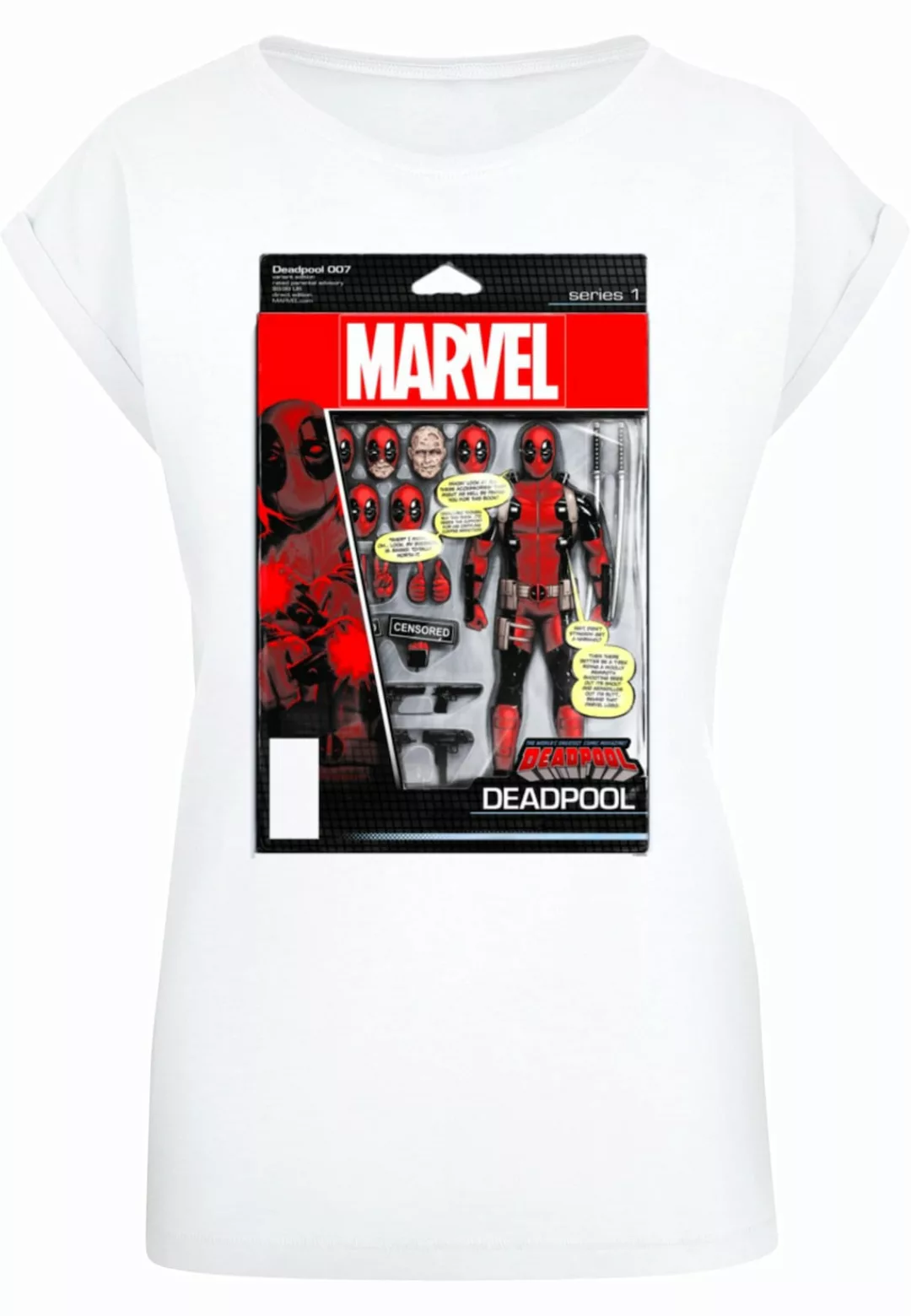 ABSOLUTE CULT T-Shirt "ABSOLUTE CULT Damen Ladies Deadpool - Action Figure günstig online kaufen