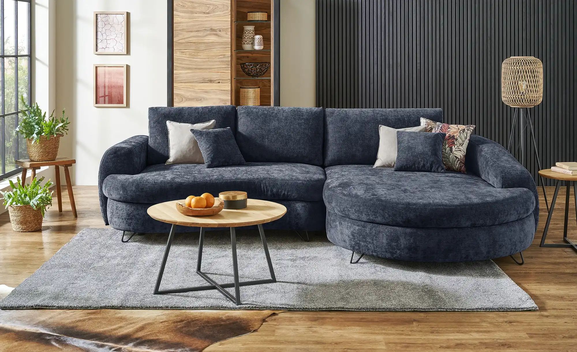 switch Ecksofa  Ariana ¦ blau ¦ Maße (cm): B: 302 Polstermöbel > Sofas > Ec günstig online kaufen