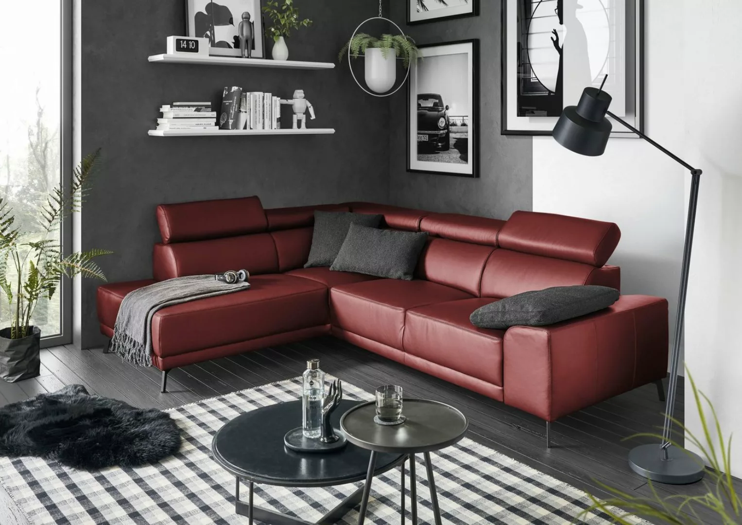 3C Candy Ecksofa "Greve modern und bequem, inkl. manueller Kopfteilverstell günstig online kaufen