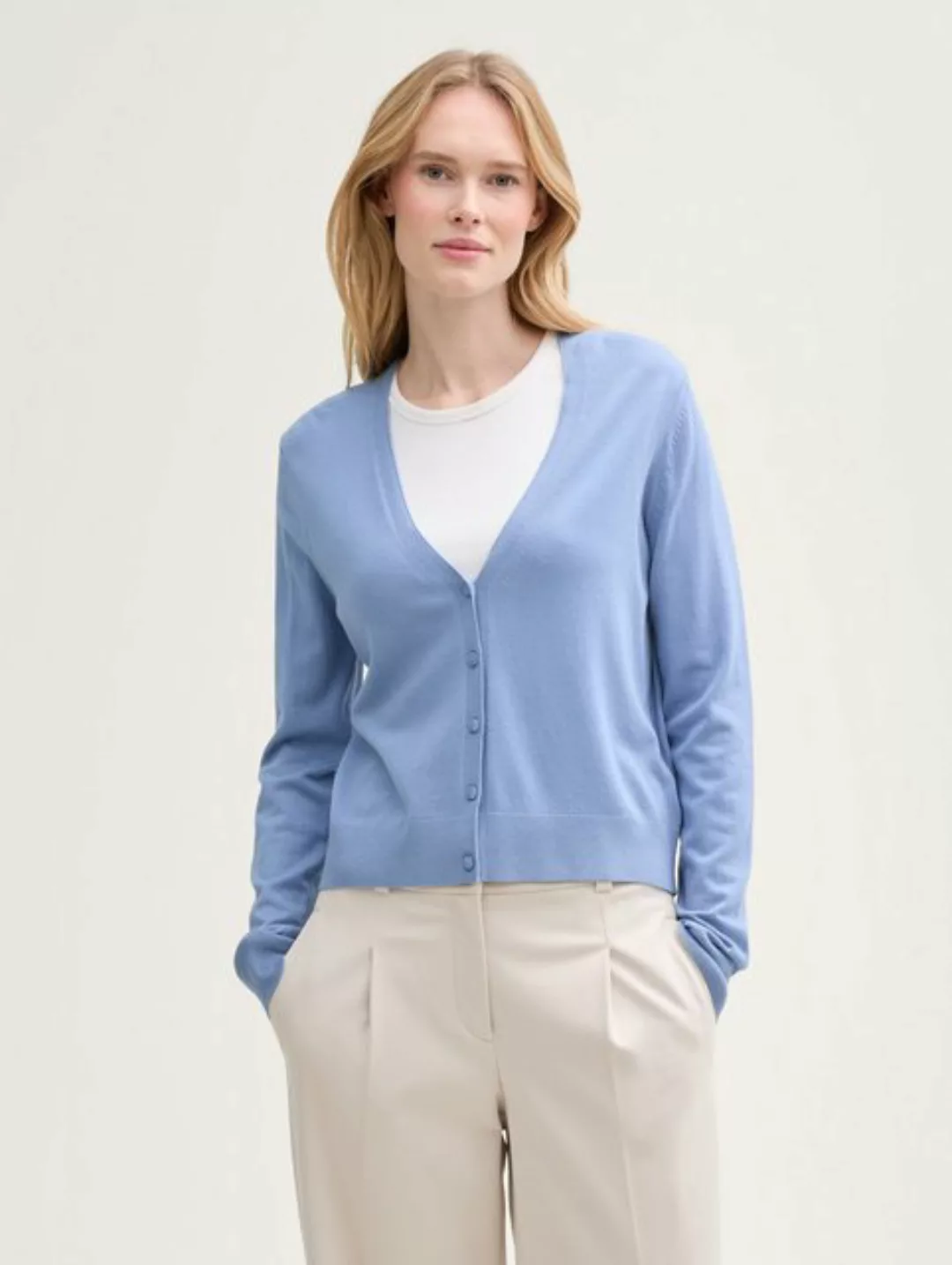 TOM TAILOR Cardigan Cardigan mit V-Ausschnitt günstig online kaufen