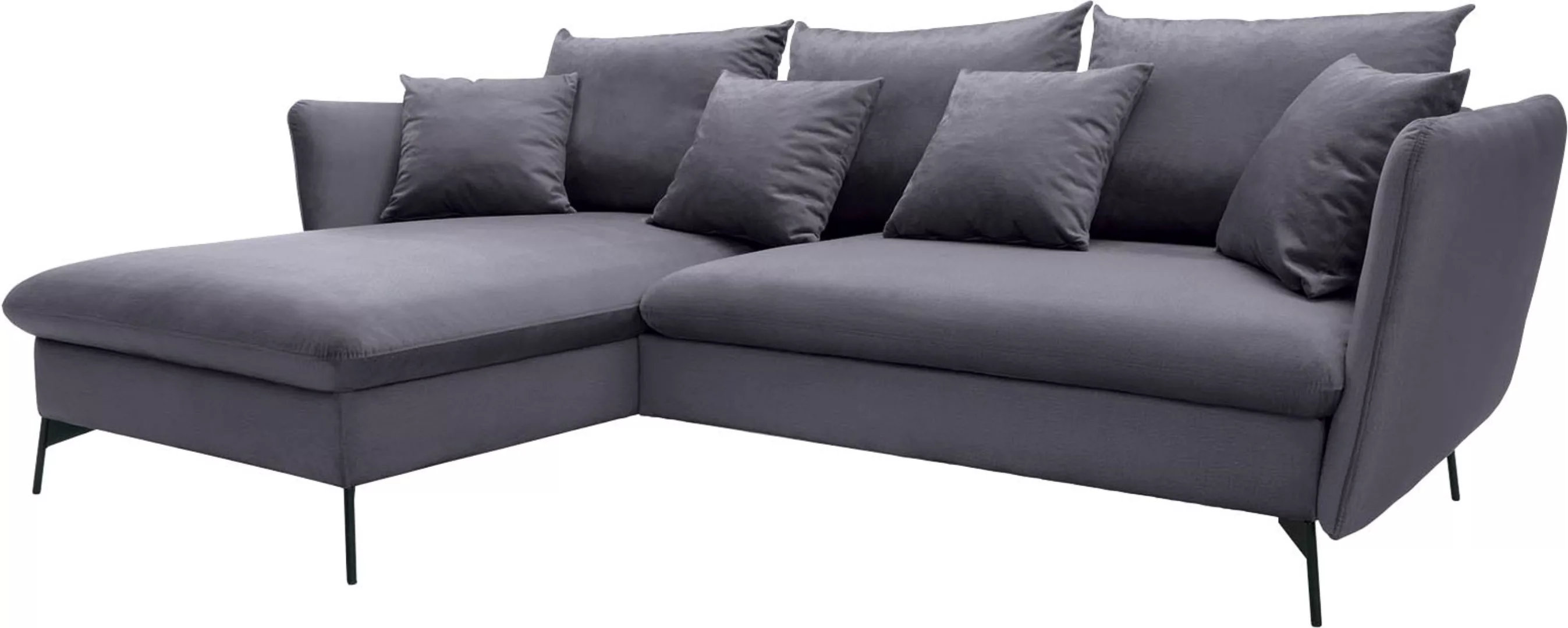 andas Ecksofa "LIVORNO,258 cm, L-Form,", Schlaffunktion u. Bettkasten (139/ günstig online kaufen