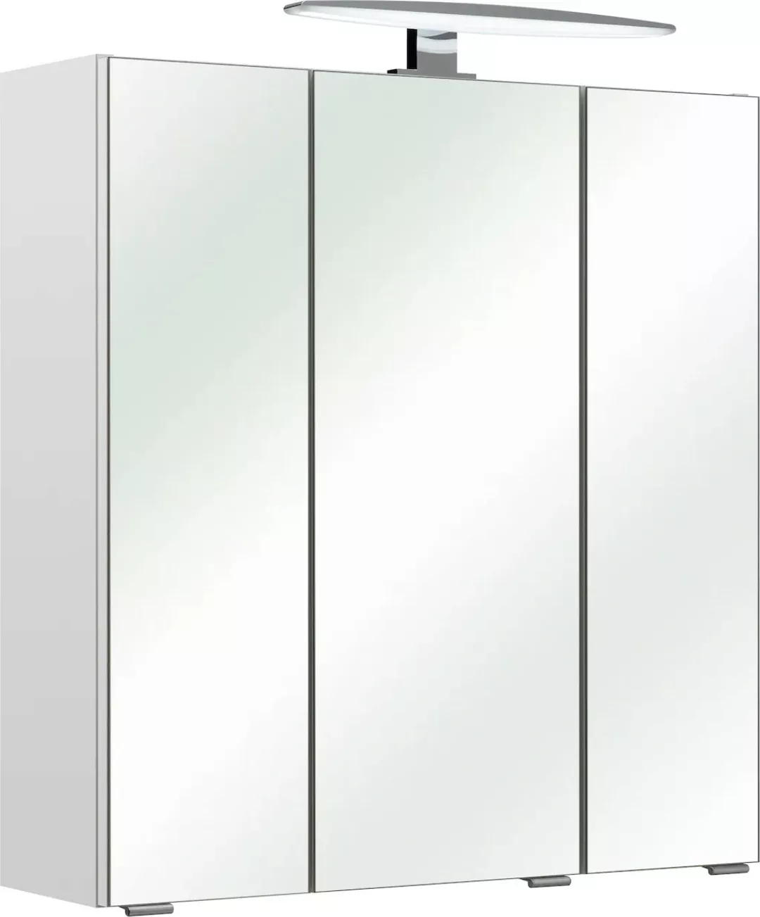 Saphir Spiegelschrank "Quickset 953 Badschrank, 3 Spiegeltüren, 6 Einlegebö günstig online kaufen