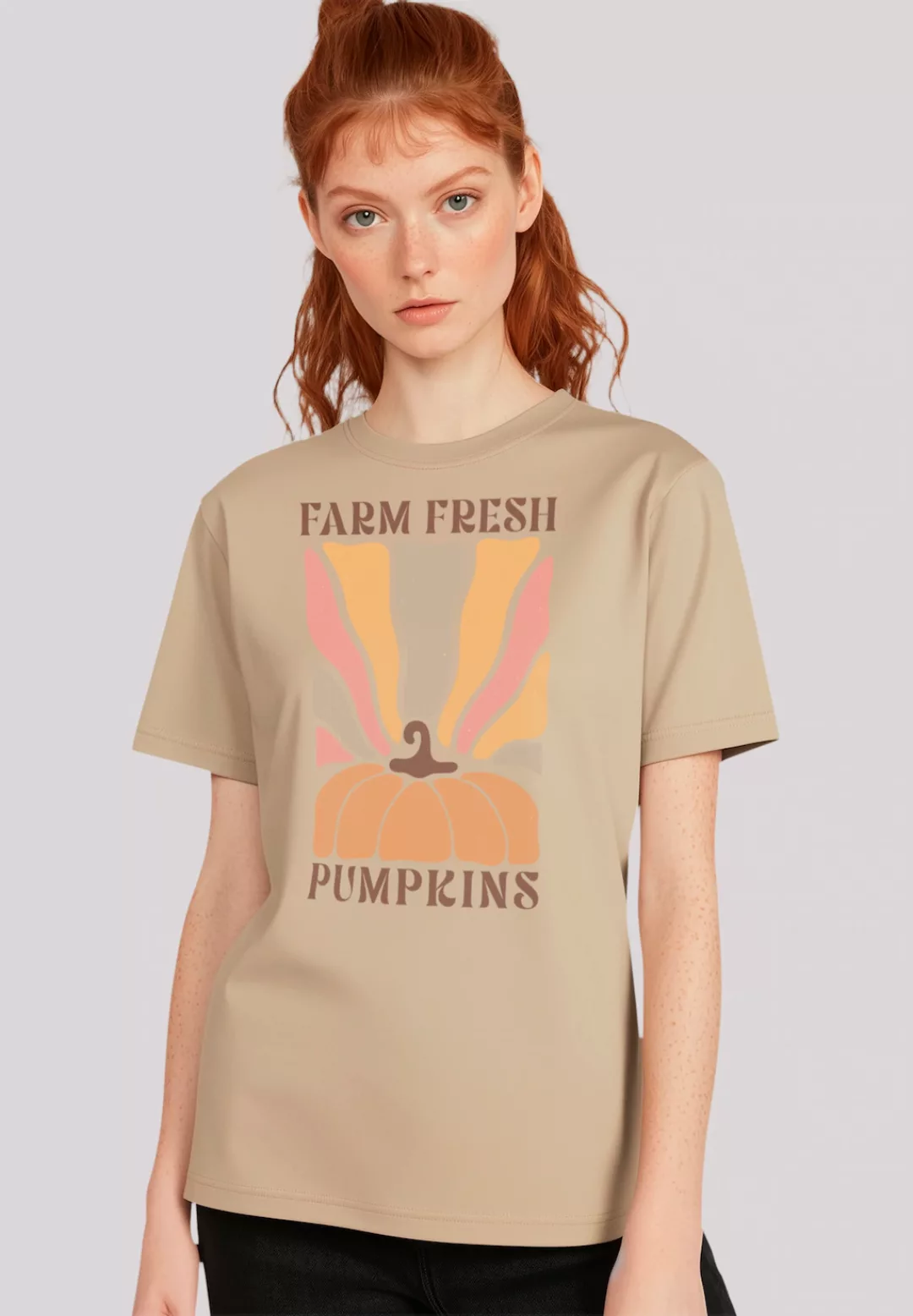 F4NT4STIC T-Shirt "Farm fresh Pumpkins Kürbis", Premium Qualität, Halloween günstig online kaufen