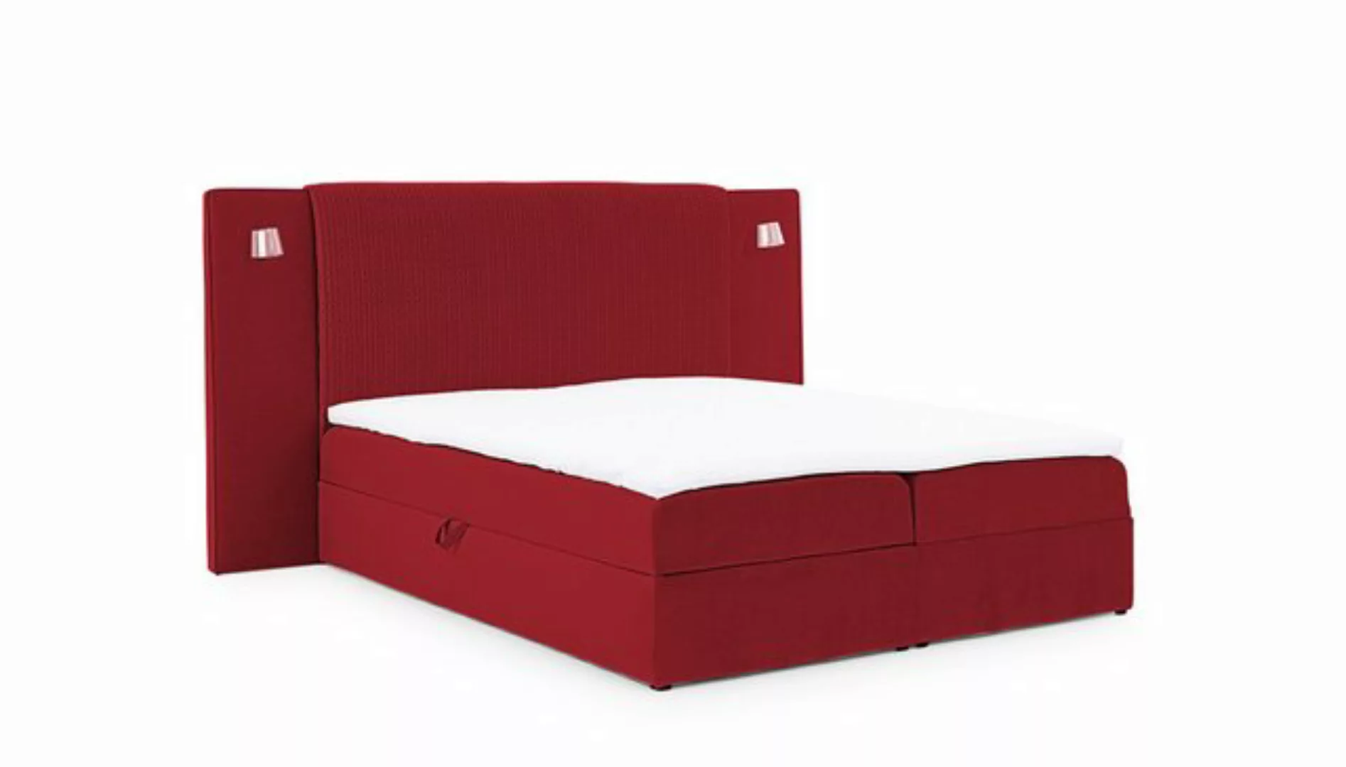 Fun Möbel Boxbett Bett MARTEN Überlänge in Stoff Magic Velvet Set.4 (inkl. günstig online kaufen