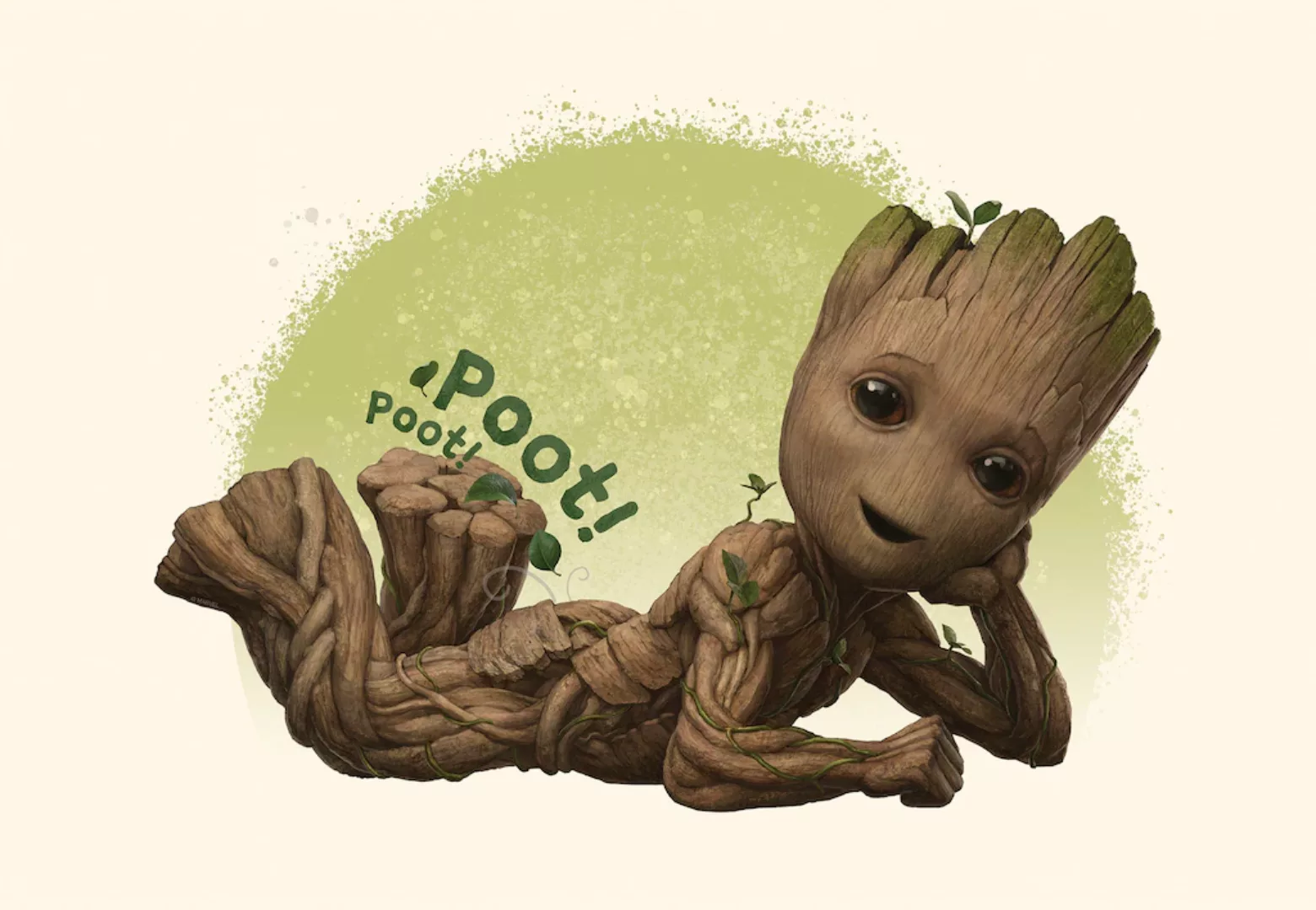 Komar Leinwandbild "Keilrahmenbild - Groot Poot - Größe 60 x 40 cm", Disney günstig online kaufen