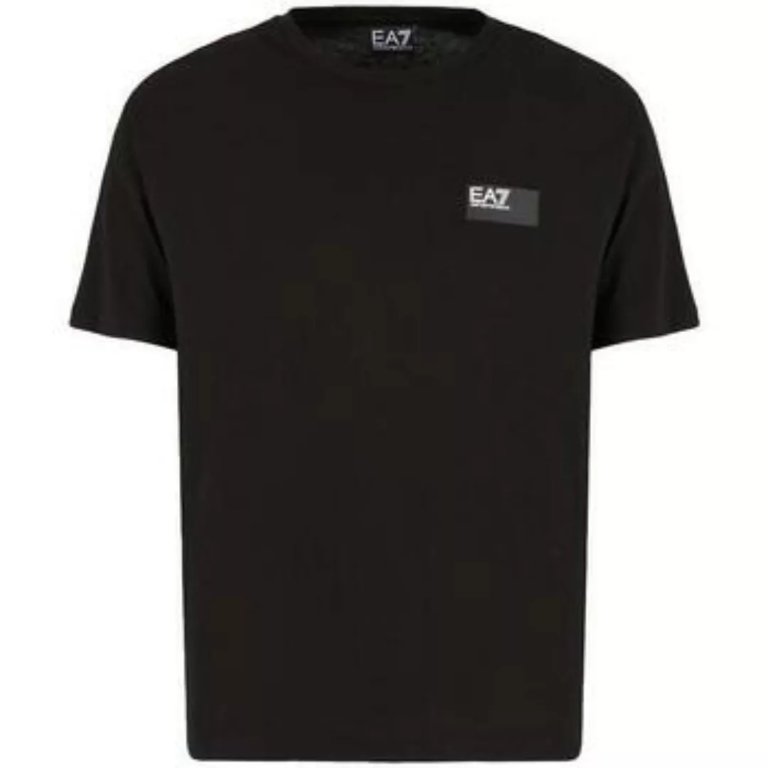 Ea7 Emporio Armani  T-Shirts & Poloshirts Visibility Crew T-Shirt Black günstig online kaufen