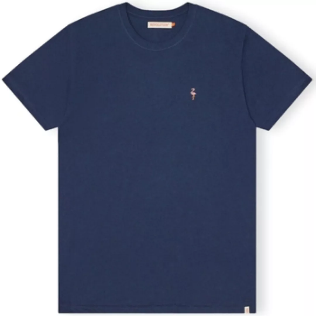 Revolution  T-Shirts & Poloshirts T-Shirt Regular 1364 FLA - Navy Mel günstig online kaufen