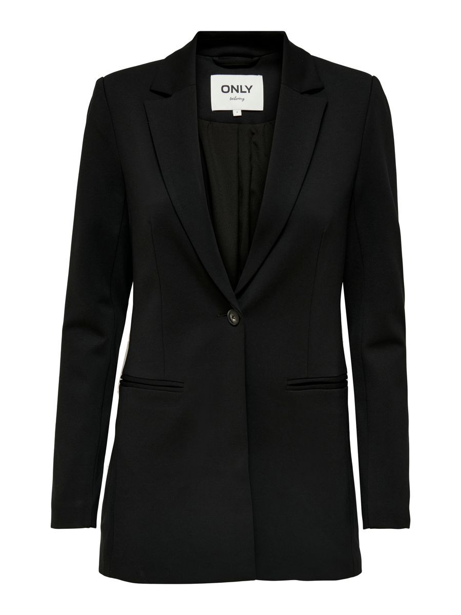 ONLY Langer Blazer Damen Schwarz günstig online kaufen