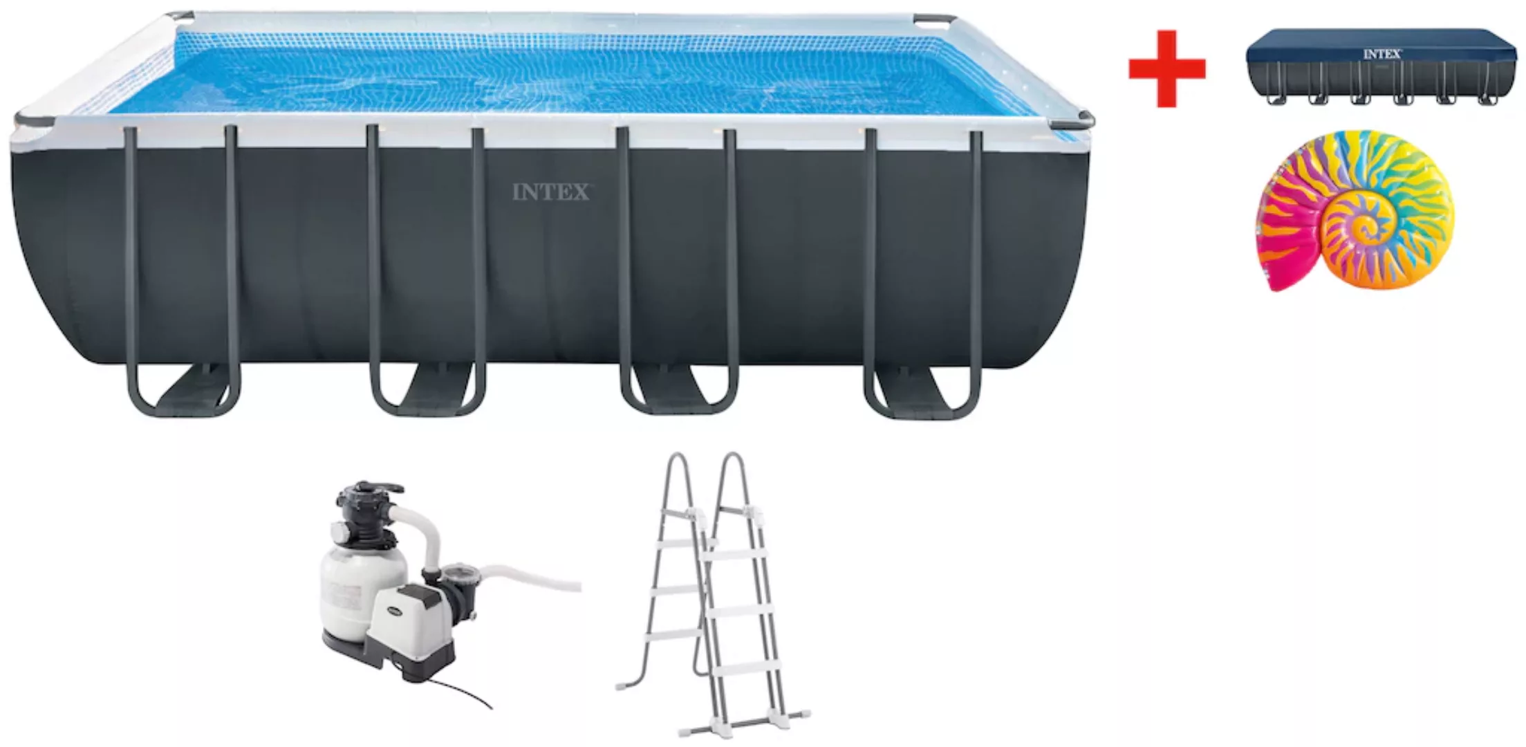 Intex Rechteckpool ""Framepool"975x488x132 cm", (Set), inkl. ZX300 DELUXE P günstig online kaufen