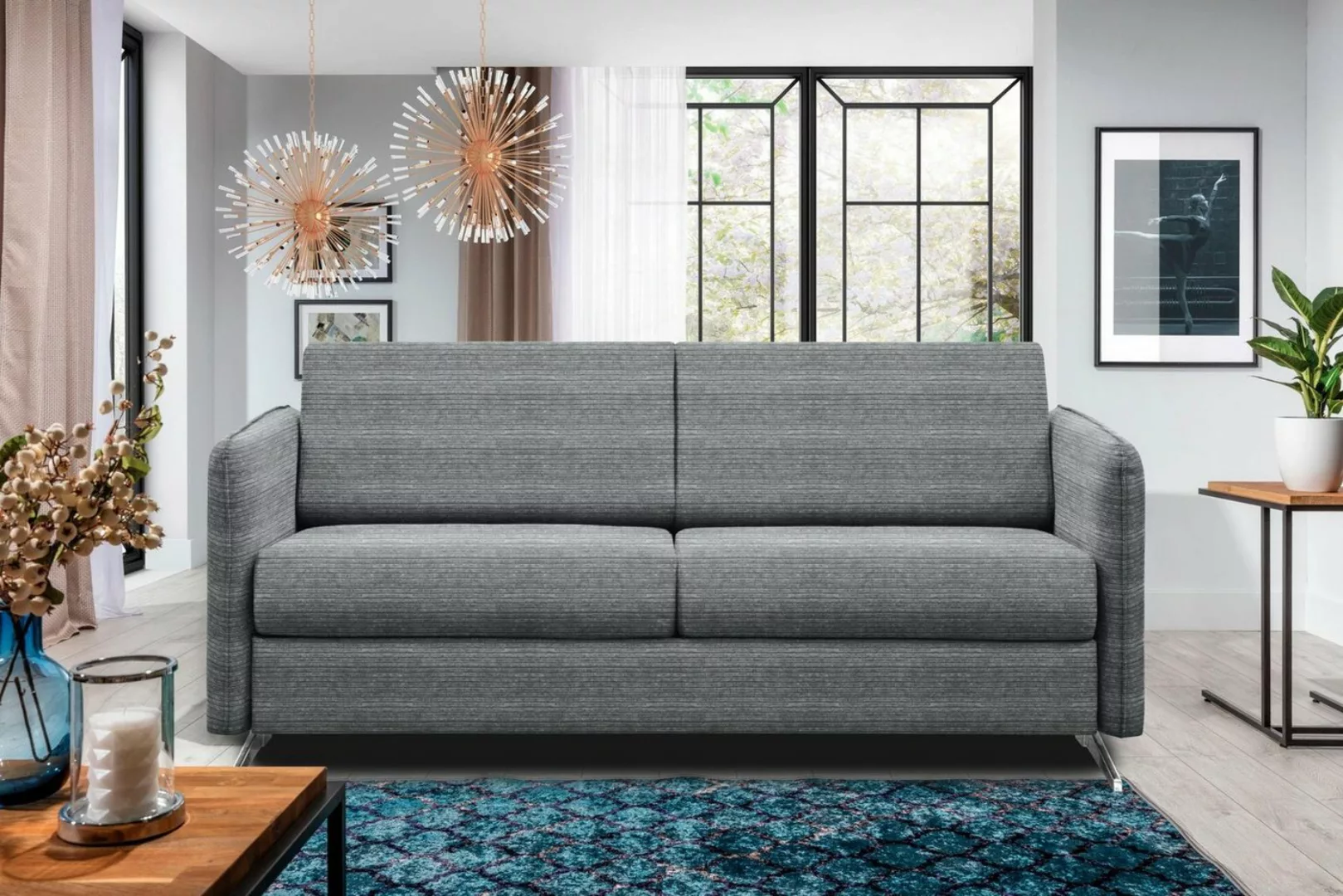 Stylefy 3-Sitzer Sherlock, Sofa, 2-Sitzer, mit Bettfunktion, frei im Raum s günstig online kaufen