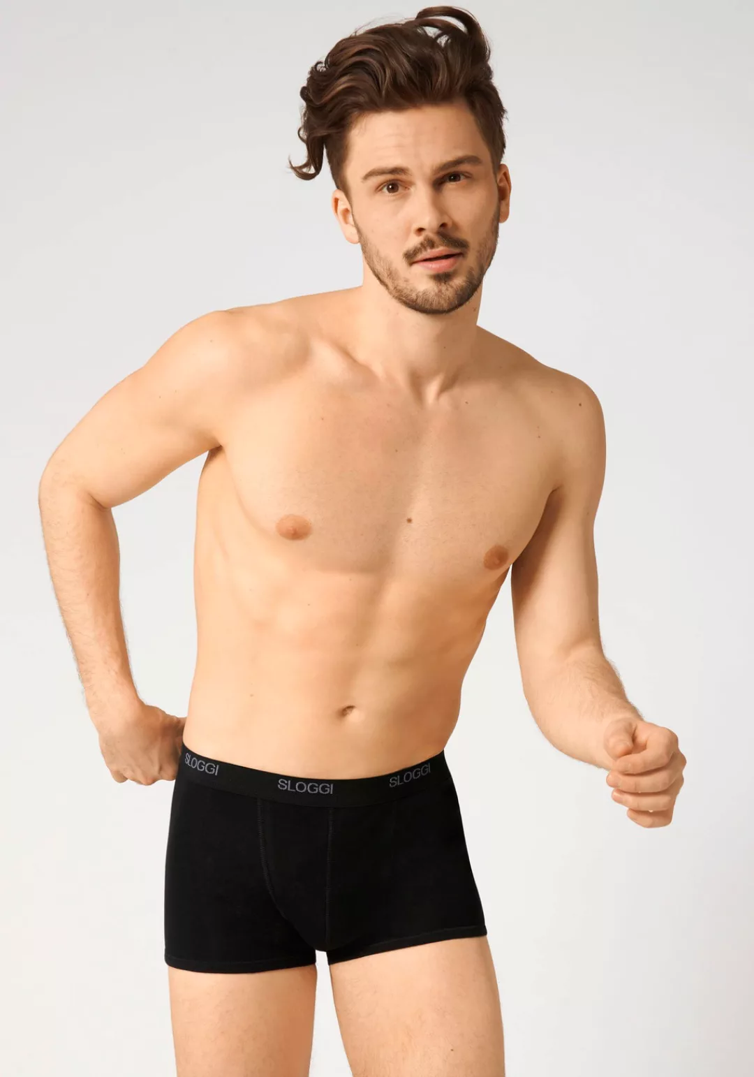 sloggi Boxer "men Basic Short 2P", (2er Pack), perfekter Sitz günstig online kaufen