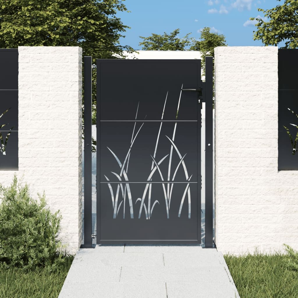 vidaXL Gartentor, Gartentor Anthrazit 105x155 cm günstig online kaufen