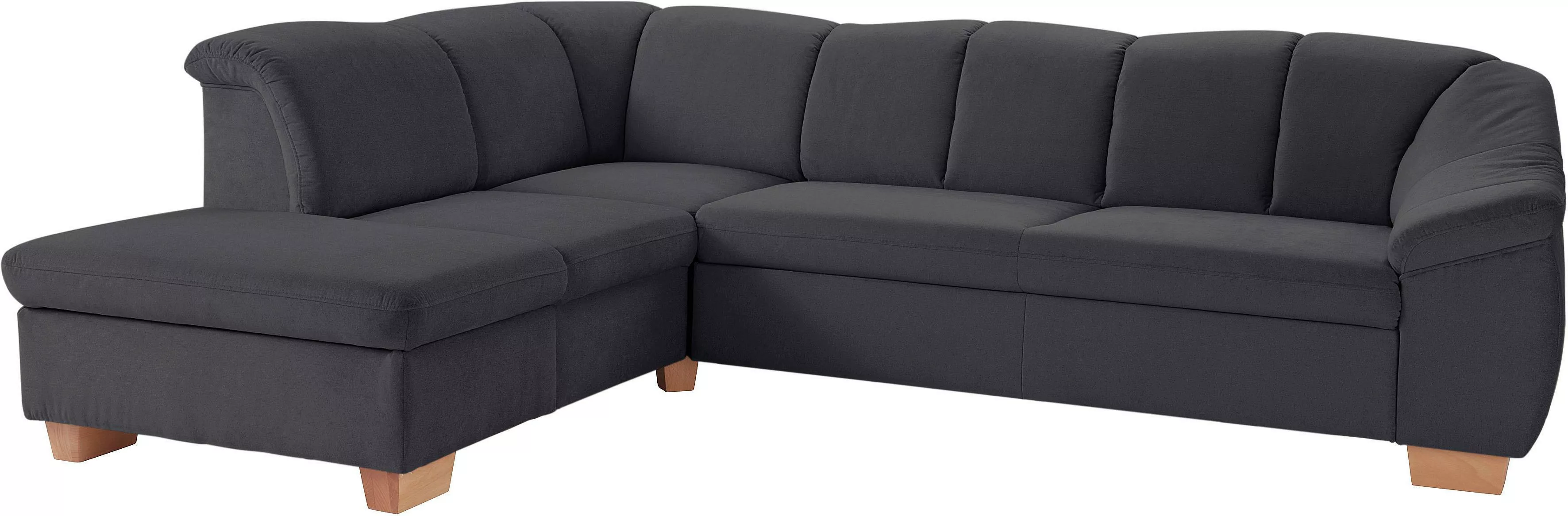 sit&more Ecksofa "Santo L-Form", mit Federkern, wahlweise mit Bettfunktion günstig online kaufen