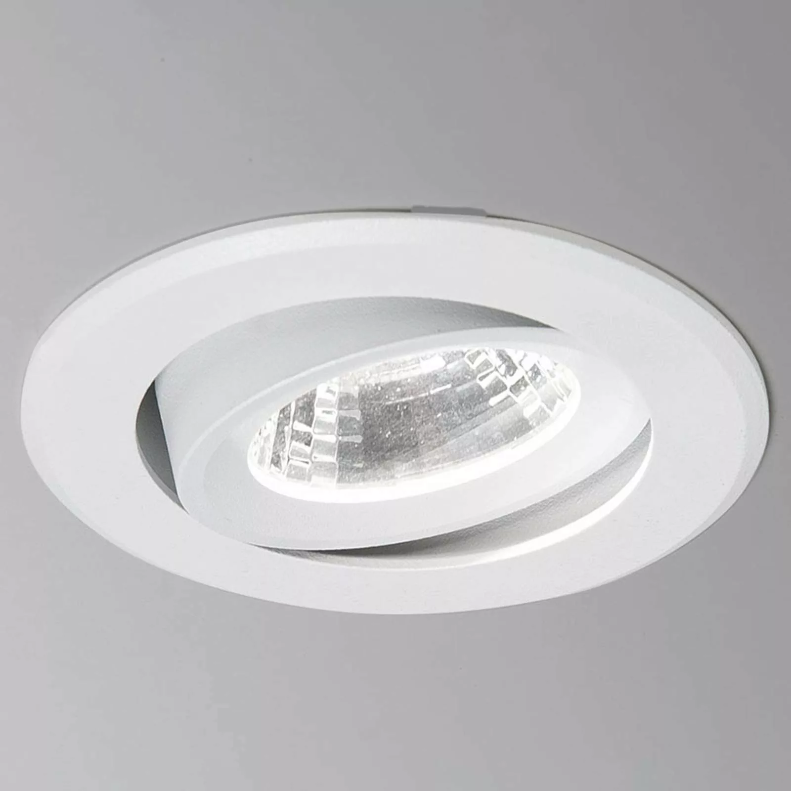 Agon Round LED-Einbaustrahler 3.000K 40° weiß günstig online kaufen