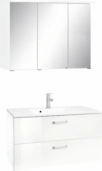 welltime Badmöbel-Set "Ravenna", (2 St.), mit Soft-Close Funktion günstig online kaufen
