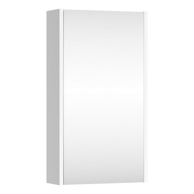 Planetmöbel Badezimmerspiegelschrank Spiegelschrank 40cm Wega Weiß matt (Ba günstig online kaufen