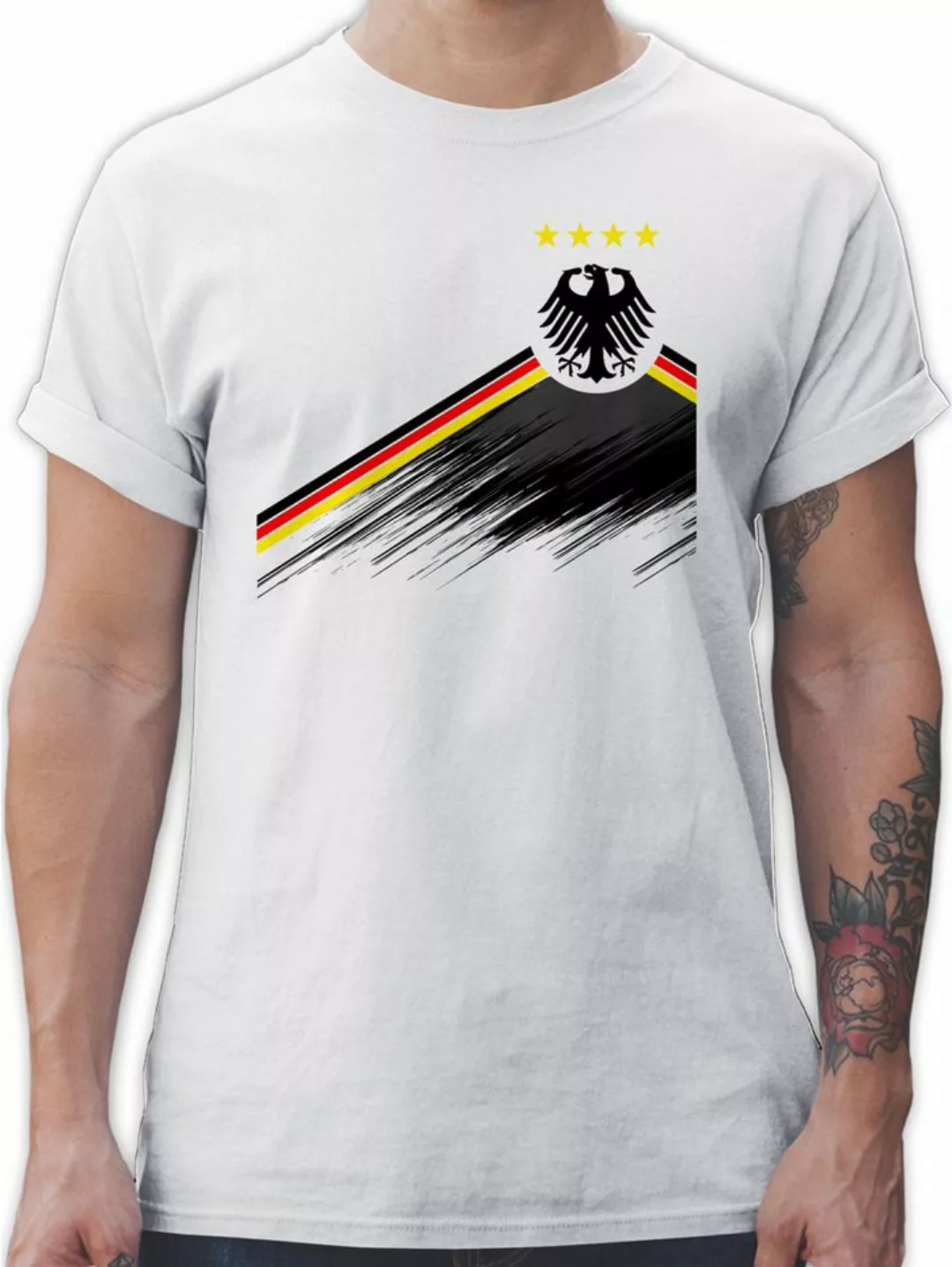 Shirtracer T-Shirt Adler Trikot mit Deutschland Flagge, Nationalmannschaft günstig online kaufen