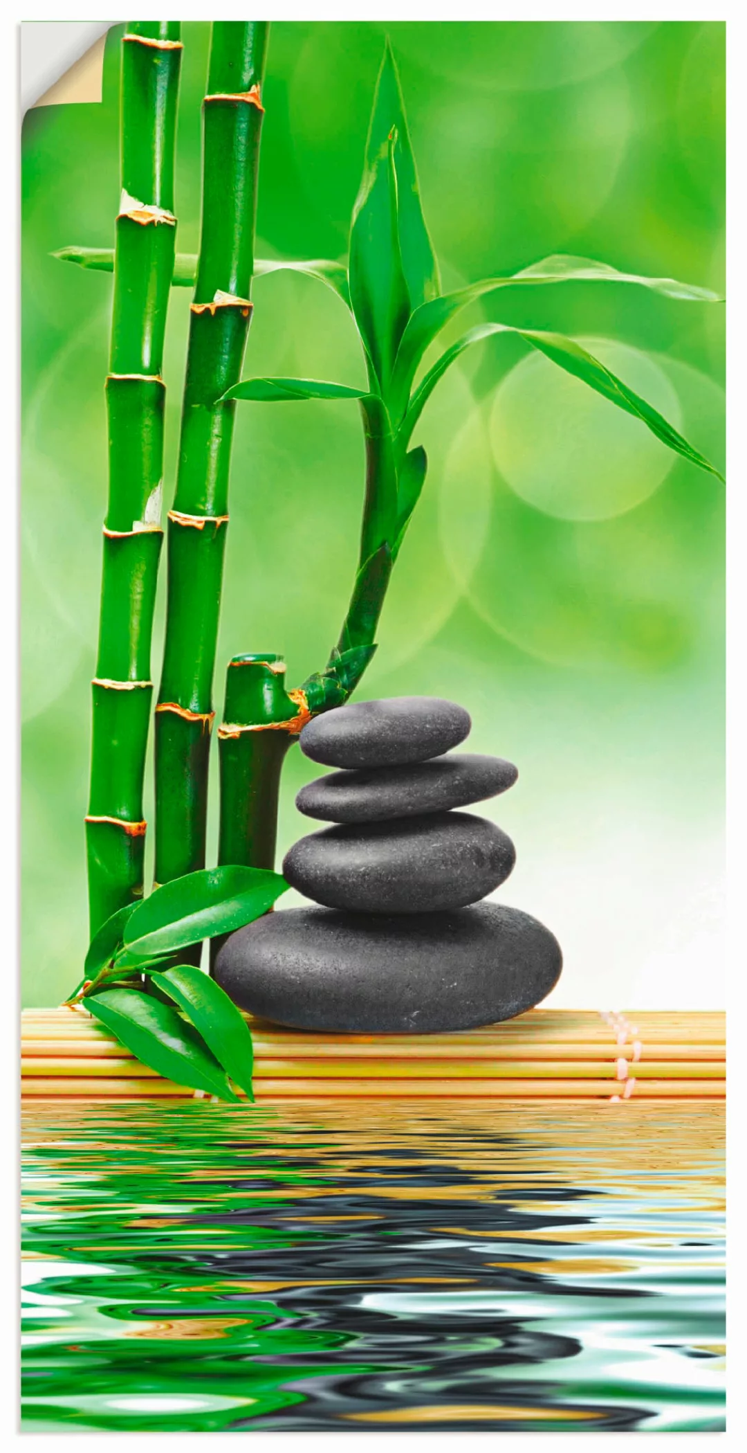 Artland Wandbild "Spa Konzept Zen Basaltsteine", Zen, (1 St.) günstig online kaufen