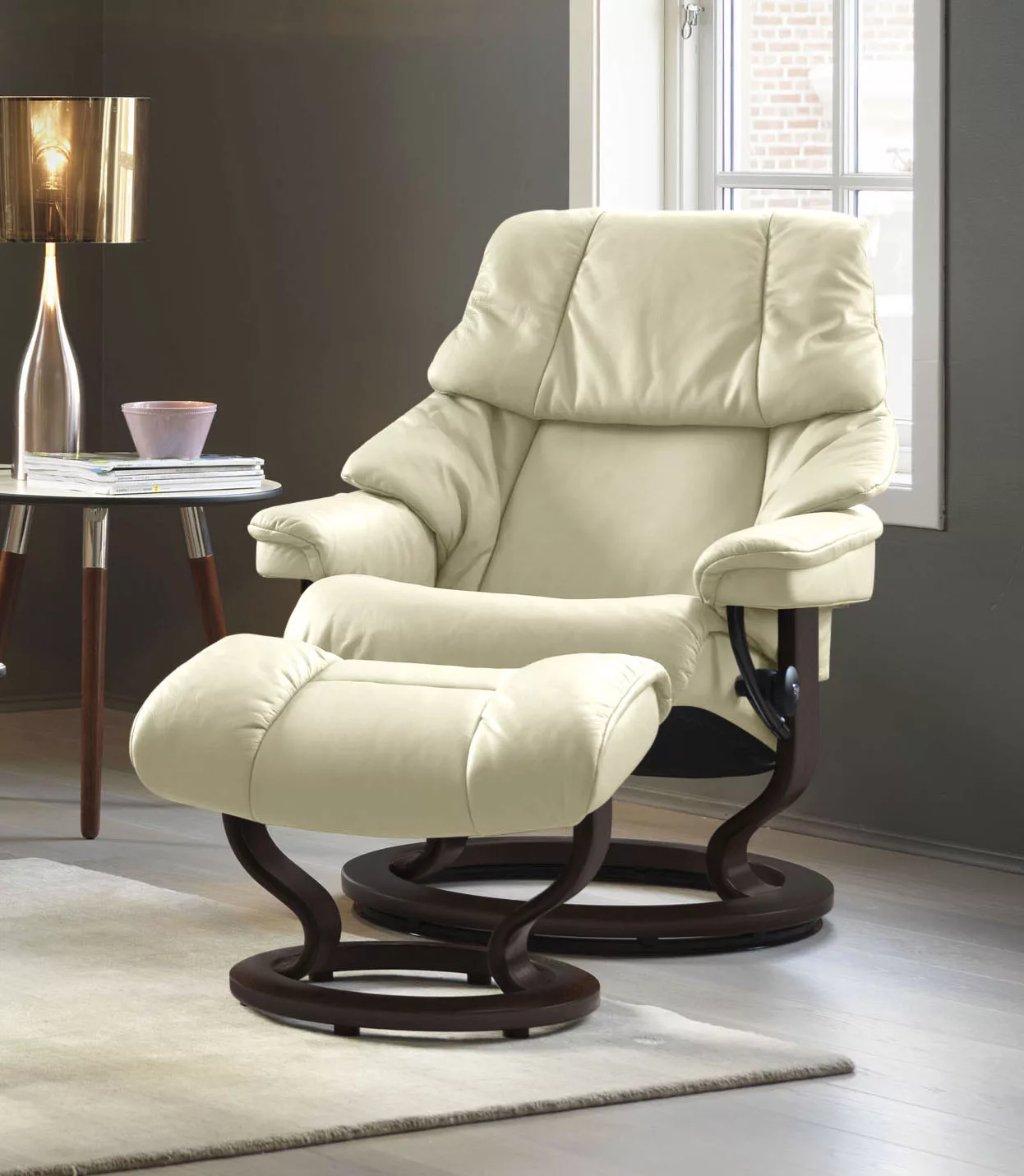 Stressless Relaxsessel "Reno", (Set, Relaxsessel mit Hocker), mit Hocker, m günstig online kaufen