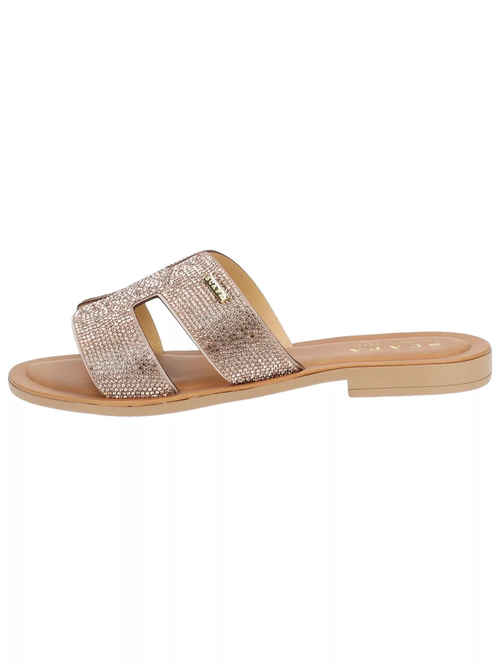 Scapa Pantolette "scapa Pantoletten Lederimitat/Textil" günstig online kaufen