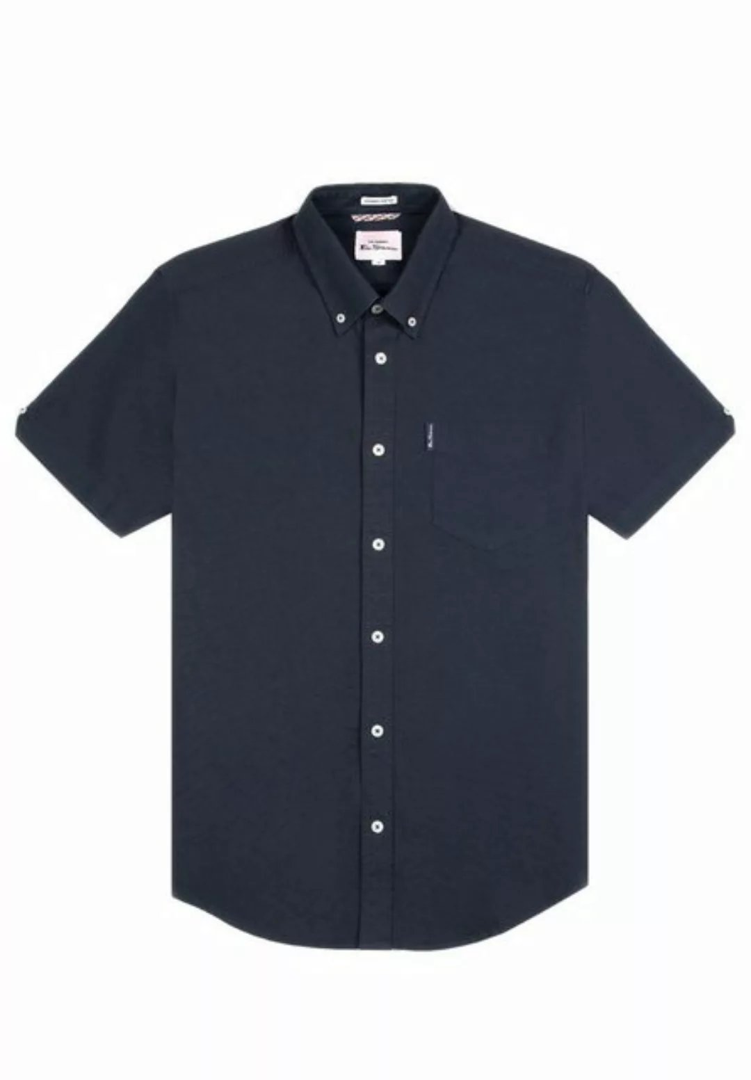 Ben Sherman Kurzarmhemd Signature Organic Oxford Shirt Branded Flag Label günstig online kaufen