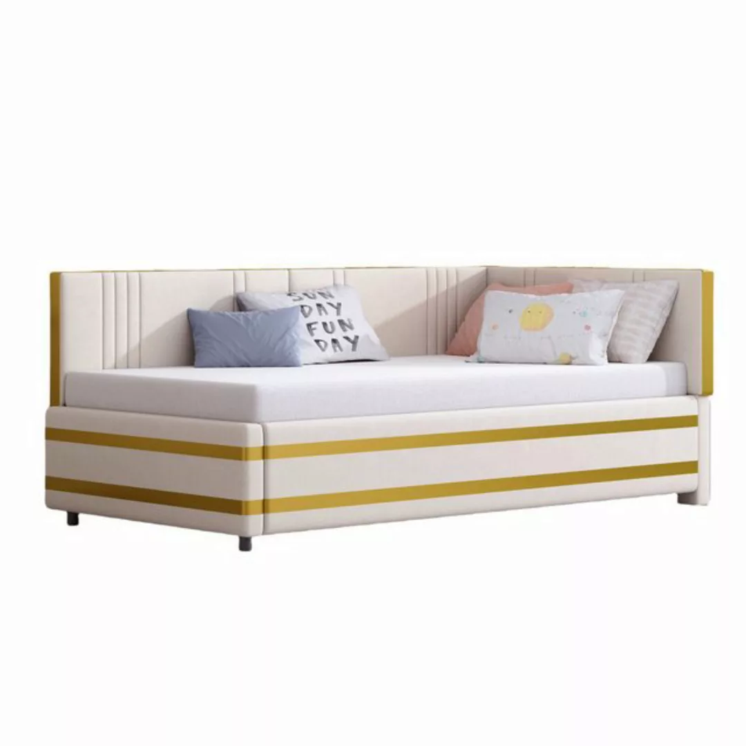 Yorbay Schlafsofa ofabett 90*200 Jugendbett Polsterbett Multifunktionsbett günstig online kaufen