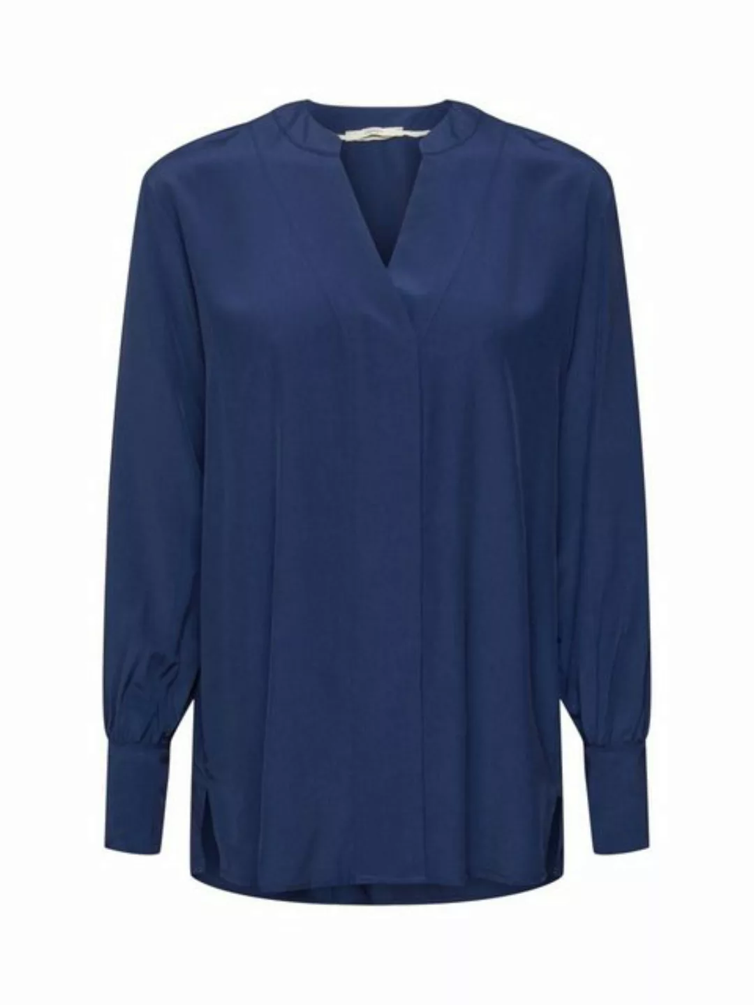 Esprit Langarmbluse Bluse mit V-Neck, LENZING™ ECOVERO™ günstig online kaufen
