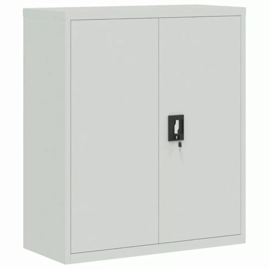 furnicato Aktenschrank Hellgrau 90x40x105 cm Stahl (1-St) günstig online kaufen